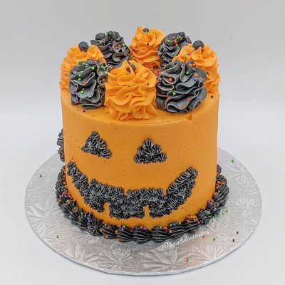 Jack-O-Lantern Cake