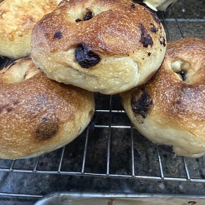 Chocolate Chip Bagel 4 Each