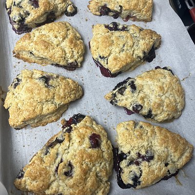 Blueberry Sourdough Scones 4 Count 