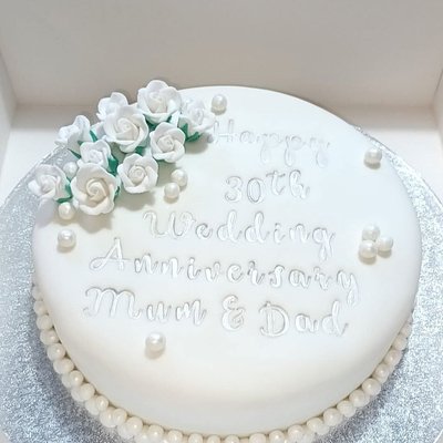 Anniversary Fondant Cakes