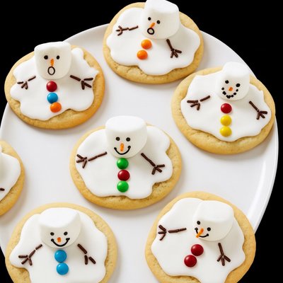 Melted Snowman Cookies (12)