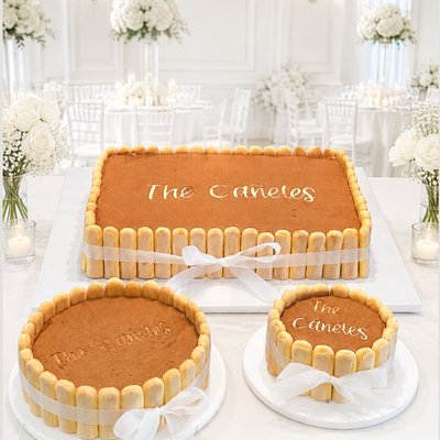 Tiramisu Wedding Cake 