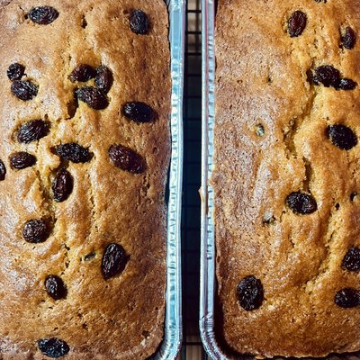 Pumpkin Raisin Bread
