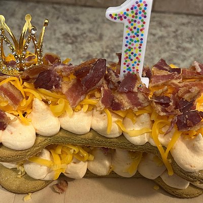 Bacon Cheddar Sweet Potato Russian Honey cake