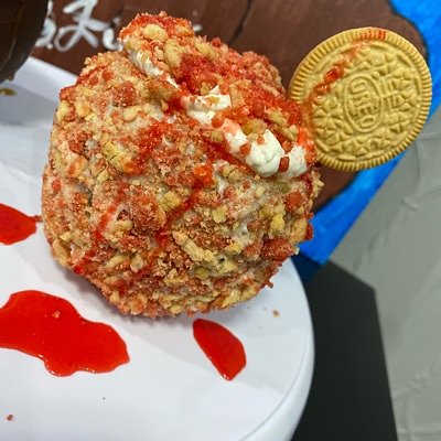 Cheesecake Stuffed Apples 