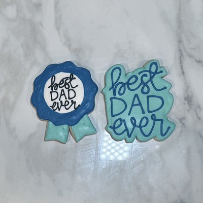 Best Dad Aware Cookie Duo - 2 Cookies 