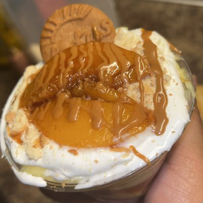 Peach Cobbler Banana pudding 