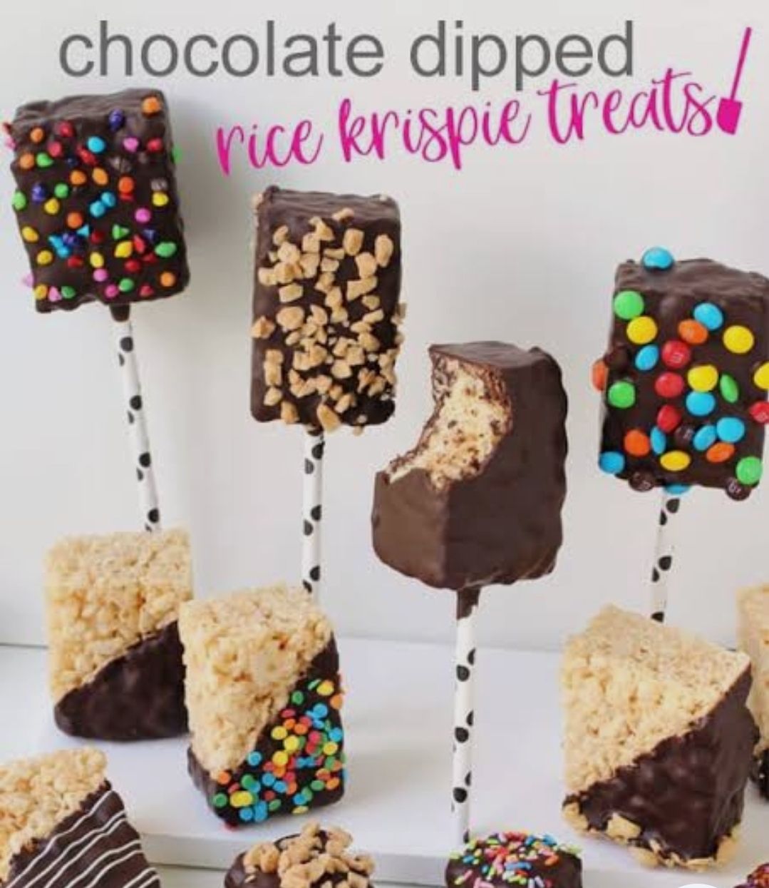 Chocolate Covered Rice Krispie Treats 