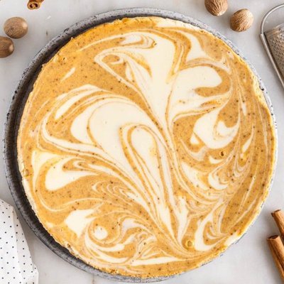 Pumpkin Swirl Cheesecake