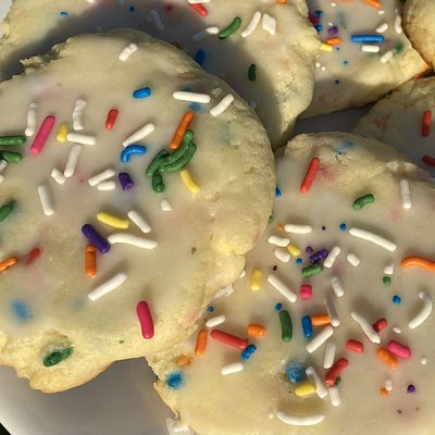 Rainbow Sugar Cookies