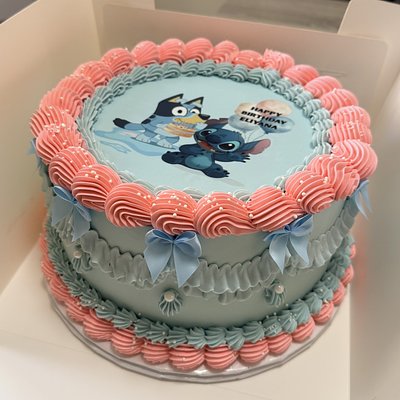 10” 2-layer Round Cake (serves 25)