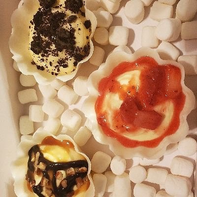 Mini Cheesecakes - Turtle, Strawberry. Oreo