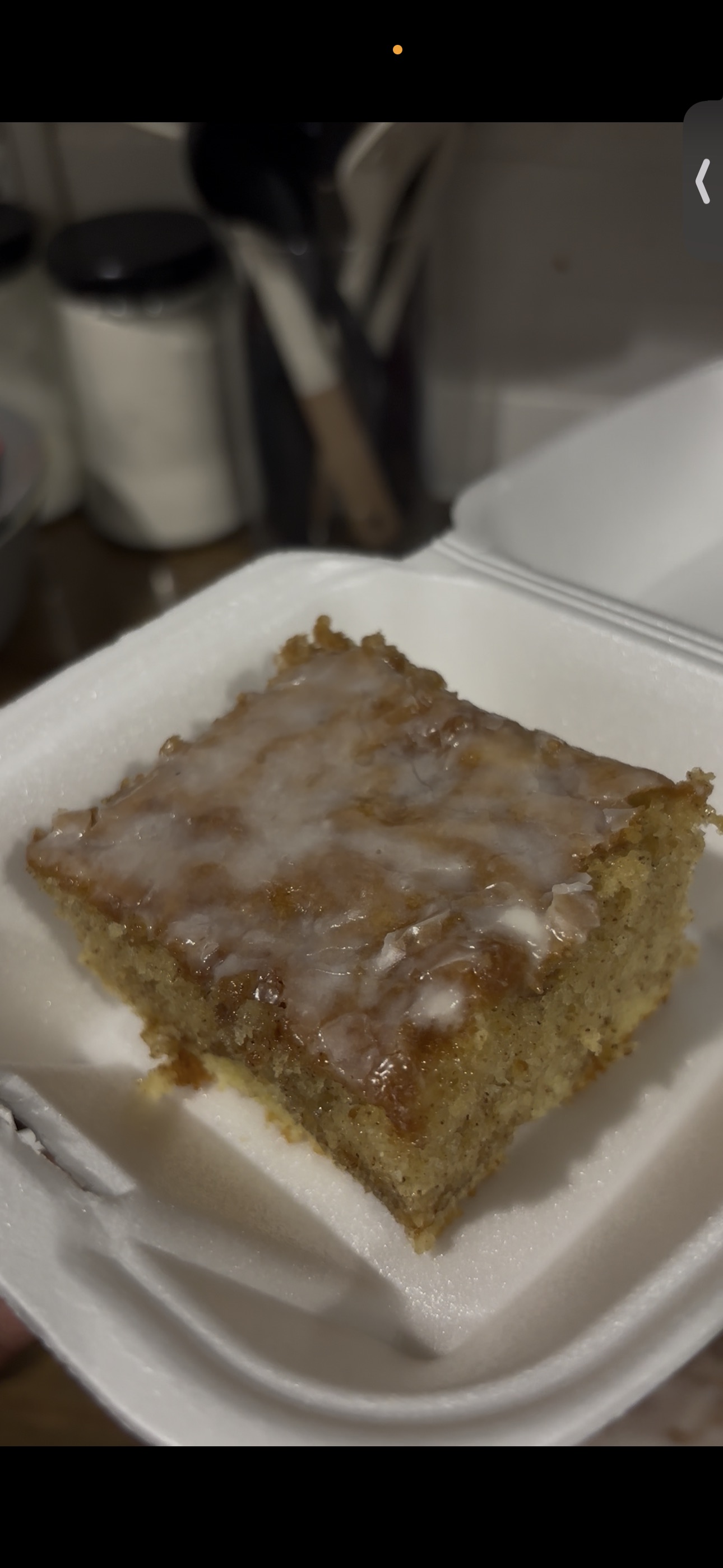 Honey Bun Cake Slice