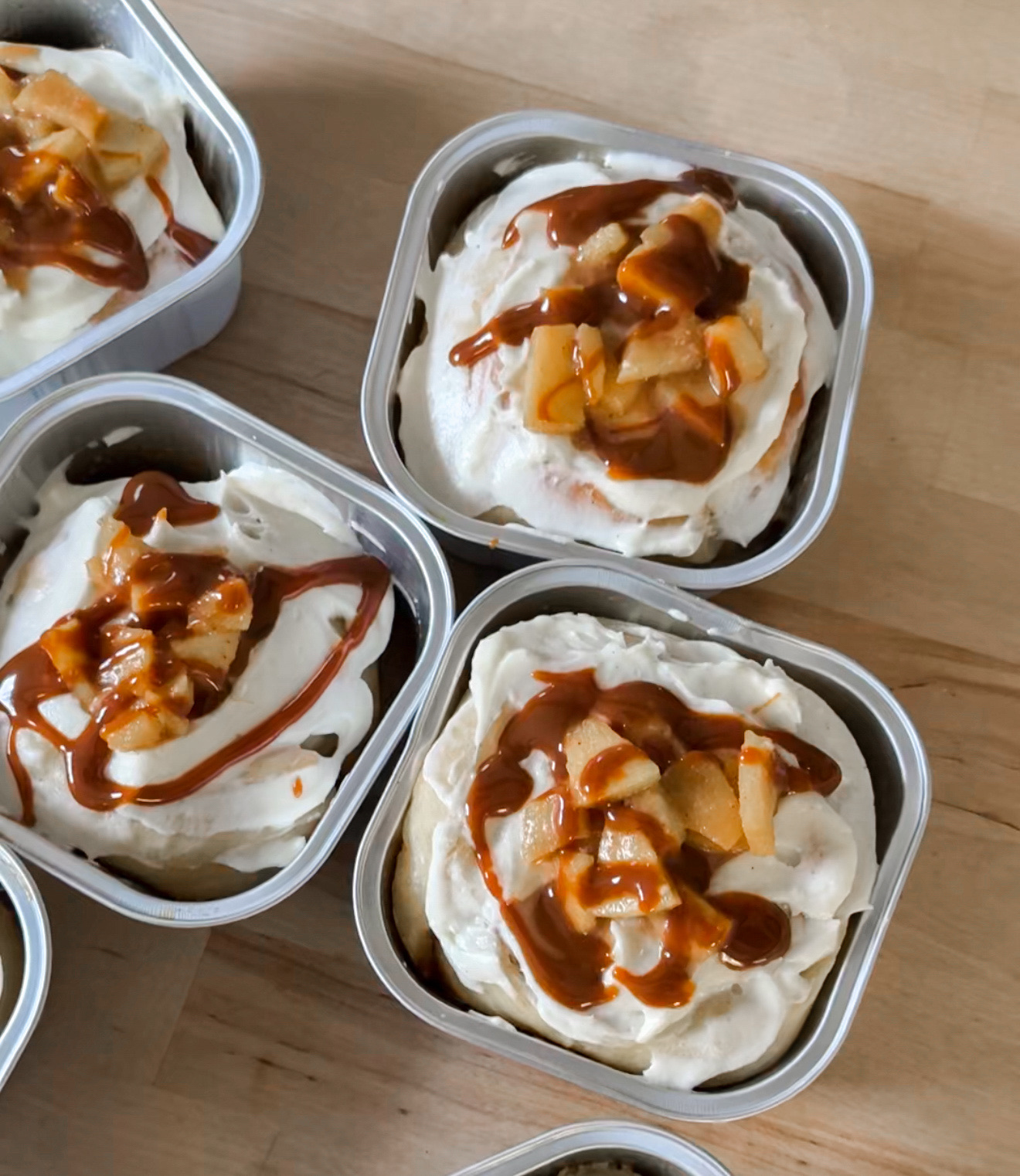 Salted Caramel Cinnamon Rolls - Pack Of 4 