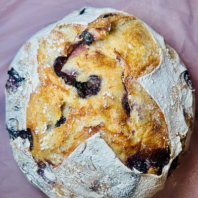 Blueberry Lemon Loaf (Real Blueberries)