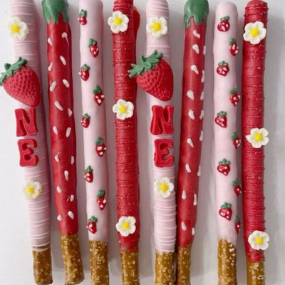 Chocolate covered pretzel Rods