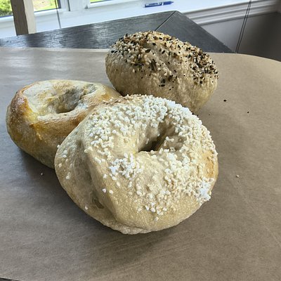 Sourdough Bagels (6) Salt