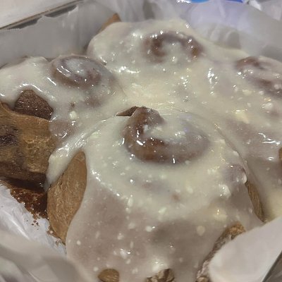 Whole Wheat Sourdough Cinnamon Rolls 8in Pan