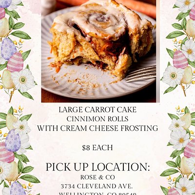 Carrot Cake Cinnamon Rolls 