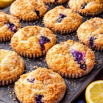 Lemon Blueberry Muffins 