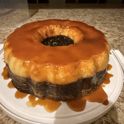 Miniature Cocoa Flan