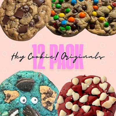 Hey Cookie! Originals 12 Pack
