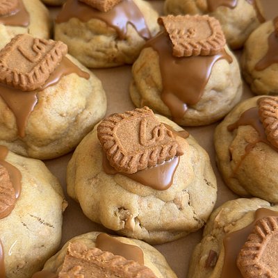 Biscoff Stuffed Cookie 🍪