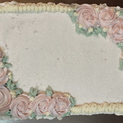 Custom Quarter-Sheet Vanilla Cake (9x13”)