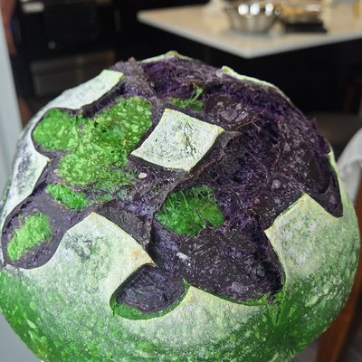 Pandan/ube Swirl