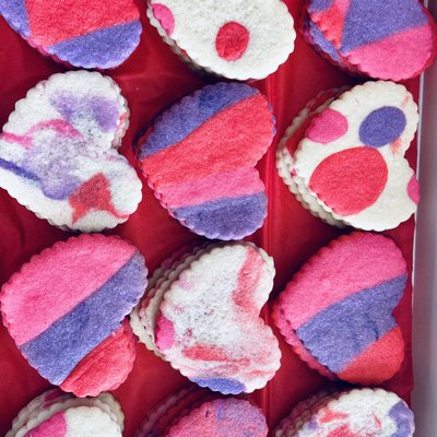Colored Sugar Cookies - Dozen