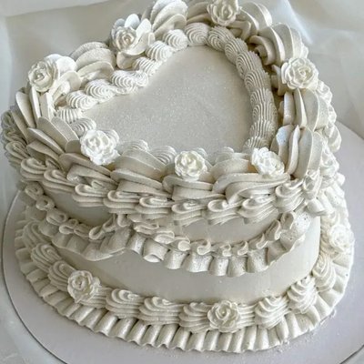 Heart Shaped Celebration Cake