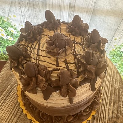 6in Chocolate Peanut Butter Fudge