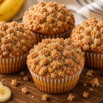 Banana Streusel Muffins