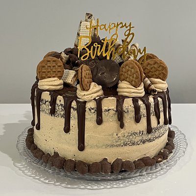 Chocolate Cake With Peanut Butter Frosting 