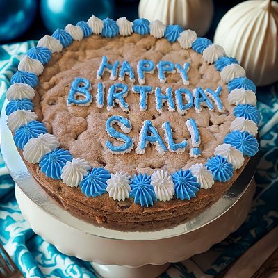 Chocolate Chip Cookie Cake 