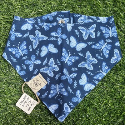 Large Navy & Blue Butterflies