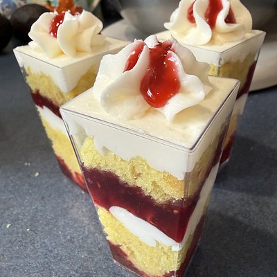 Lemon Raspberry Cake Shooters Per Dozen