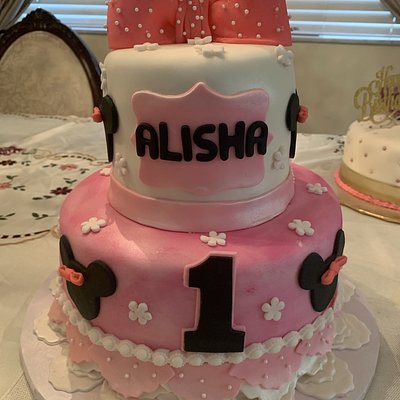 Two-tier cake (e.g., 8″ + 10″) Etc. 