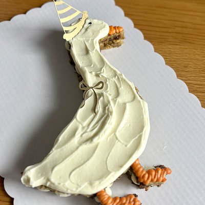 Double Tiered Custom Shaped Cookie Cake