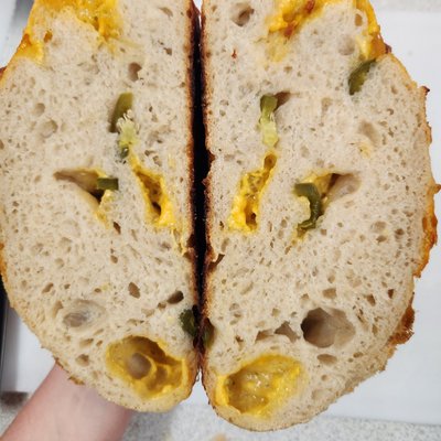 Jalapeño Cheddar Sourdough Loaf