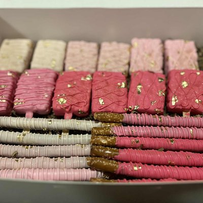 Chocolate Dipped Rice Krispy Treats 