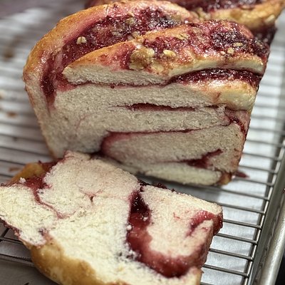 Raspberry Swirl Bread 