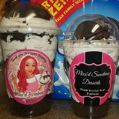 2 Oreo Cookie Cheesecake Cups 