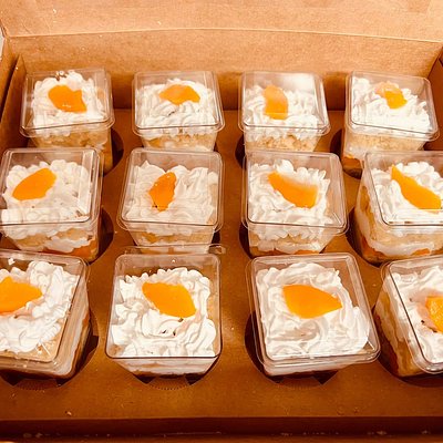 12 Mini Tres Leches Shooter- 12 Mini Vasitos De Tres Leches