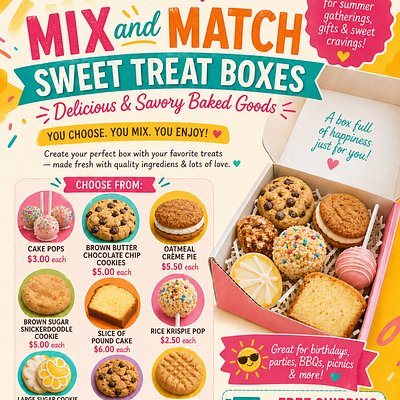 Mix & Match Sweet Treat box
