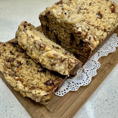 Signature Streusel Banana Bread