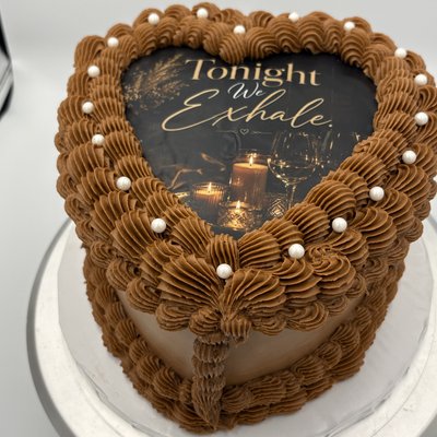 8” Heart Cake