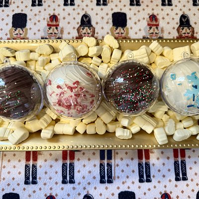 Hot Cocoa Bomb Ornaments 