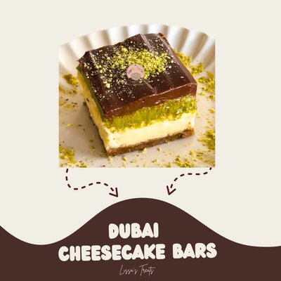 Dubai Cheesecake Bars