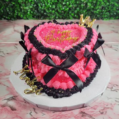 Vintage Heart Cakes 8-10 Servings 
